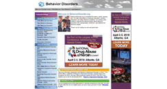 Desktop Screenshot of behaviordisorder.org